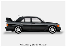 Poster mercedes 190e for sale  CIRENCESTER
