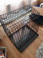 Small 24” Sloping Folding Car Dog Puppy Pet Crate Hatchback Cage Travel Easipet  for sale  SNODLAND