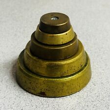 AVERY LTD Brass vintage antique SCALE set of 5 weights 1lb 8oz 4oz  2oz 1oz for sale  Shipping to South Africa