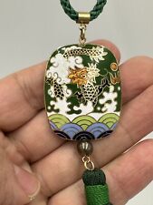 Necklace tasseled enamel for sale  Madison
