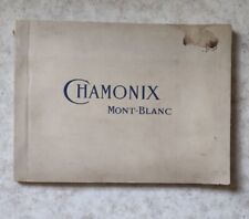 Chamonix Mont-Blanc Photographies Anciennes F. Monnier Photo Sport Montagne Ski d'occasion  Foussemagne