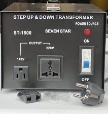 Step transformer 1500w for sale  Seymour