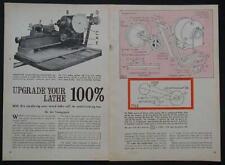 Speed Reducer 4 Wood/Metal Lathe HowTo build PLANS fits Sears 6" and others for sale  Shipping to South Africa