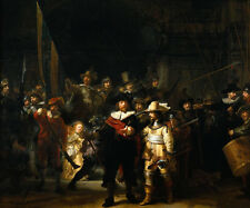 Dream-art Oil painting Rembrandt - The Nightwatch hand painted in oil on canvas, used for sale  Shipping to Canada