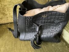 Black leather handbag. for sale  ENNISKILLEN