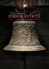 Vtg BRONZE MISSION BELL, Old Antique Spanish Colonial Mexico Brass Church for sale  Shipping to Canada