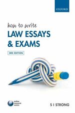 How to Write Law Essays & Exams by Strong, S I Paperback Book The Cheap Fast, used for sale  UK