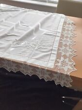 Vintage white linen for sale  NEW MILTON