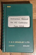 Bradley 125b calibrator for sale  BISHOP'S STORTFORD