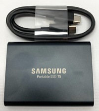 Usado, Disco rígido SSD portátil externo Samsung T5 1TB (MU-PA1T0B/AM) comprar usado  Enviando para Brazil