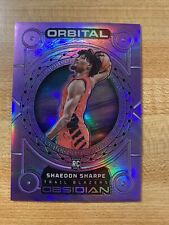 2022-23 Obsidian Shaedon Sharpe Rookie Card RC Orbital Purple /49 #17 comprar usado  Enviando para Brazil