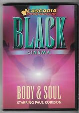 Body & Soul [1925] DVD (Paul Robeson) Cascadia Entertainment cinema preto comprar usado  Enviando para Brazil
