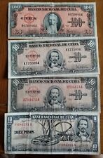 RARE 4  banconote CUBA BB segunda mano  Embacar hacia Argentina