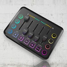 Gaming Audio Mixer for Streaming, Streaming RGB PC Mixer with XLR Microphone for sale  Shipping to South Africa