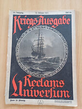 Reclams universum kriegsausgab gebraucht kaufen  Brüel