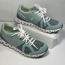 On Cloud Shoes Womens 6 Sneakers Turquoise Green Spray Sea Running Walking FLAW, used for sale  Shipping to South Africa
