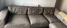 Brown leather large for sale  LICHFIELD