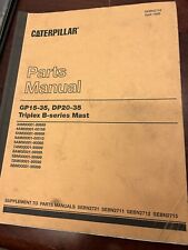 Manual de peças de mastro Caterpillar CAT GP15-35, DP20-35 triplex série B SEBN2743 '95 comprar usado  Enviando para Brazil