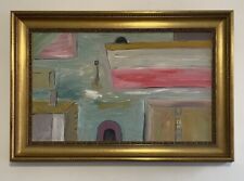 Large Original Modernist Abstract Style Seascape Oil On Canvas Painting for sale  Shipping to South Africa