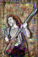 Pôster Michael Anthony of Van Halen, baixista do Van Halen tributo belas artes comprar usado  Enviando para Brazil