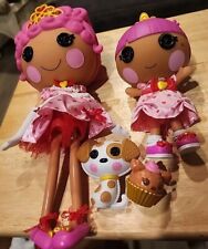 LaLaLoopsy Sew Royal Princess With Small Doll Dog And Cupcake  Pearl Tea Party for sale  Shipping to South Africa