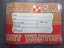 Vintage canadian pacific for sale  Dearborn