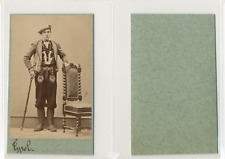 Tyrolien costume cdv d'occasion  Pagny-sur-Moselle