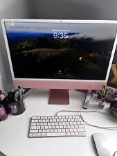 iMac 2021 24 pulgadas - rosa + rosa teclado y ratón inalámbrico segunda mano  Embacar hacia Mexico