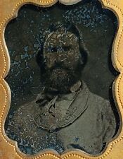 Ambrotype bearded man for sale  Lecompton