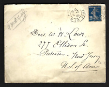 1909 cover with d'occasion  Expédié en Belgium