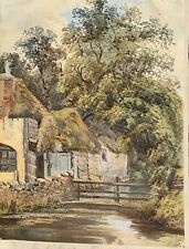 Victorian watercolour near for sale  COLCHESTER