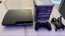 Paquete de consola delgada Sony PlayStation 3 PS3 con 12 juegos segunda mano  Embacar hacia Argentina