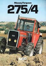 Prospectus Prospect Tracteur Tractor Massey Ferguson MF 275/4 2 páginas  comprar usado  Enviando para Brazil