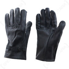 Guantes originales de cuero del ejército belga - negros - alta calidad - excedente - invierno segunda mano  Embacar hacia Argentina