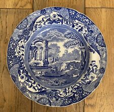 RARE Antique Spode Flow Blue Italian Plate for sale  LONDON