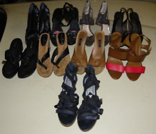 Lote de 9 pares de sandalias de tacón mixto para mujer zapatos de reventa usados Coach segunda mano  Embacar hacia Argentina