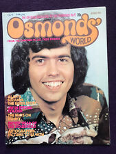 Osmonds magazine .12 for sale  WELLINGBOROUGH