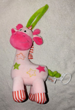 Brinquedo de pelúcia musical girafa rosa Linzy bebê 12,5", usado comprar usado  Enviando para Brazil