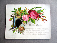 Victorian birthday greetings for sale  NORWICH