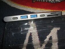 Usado, Adaptador de alimentación EKSA USB C Hub MacBook Pro tipo C HDMI Thunderbolt 3 Dock tarjetas SD segunda mano  Embacar hacia Argentina