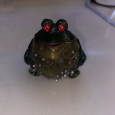 Enamel frog trinket for sale  Muldrow