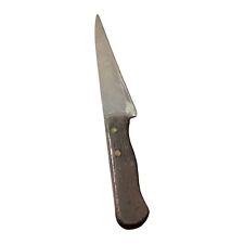 Used, Old Japanese Kitchen knife Sashimi fixed blade 215 mm wood handle for sale  Shipping to South Africa