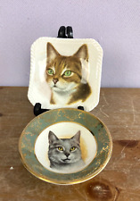 Vintage cat plates for sale  BRADFORD