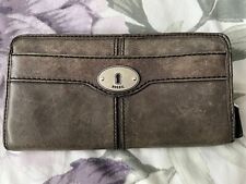 Fossil grey leather for sale  BASILDON