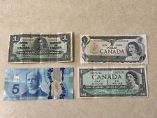 CAD Kanadyjskie banknoty i monety walutowe partia = 17,59 wartość nominalna, niektóre przestarzałe na sprzedaż  Wysyłka do Poland