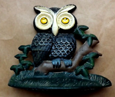 Metal owl small for sale  ABERDARE