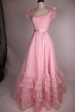 🌷 Vestido de festa de casamento vintage Mike Benet rosa renda Southern Belle Guerra Civil XS comprar usado  Enviando para Brazil