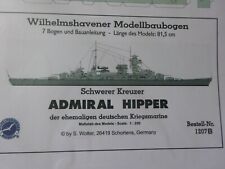 Admiral hipper wilhelmshavener gebraucht kaufen  , Agathenburg