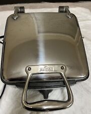 All Clad Waffler 4 Waffle Maker stainless steel non stick Type 6066 NICE,Tested! for sale  Shipping to South Africa