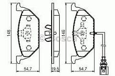 Used, Bosch Brake Pads Set fits AUDI A3 VW GOLF SKODA OCTAVIA 1J0698151D 0986494524 for sale  LYTHAM ST. ANNES